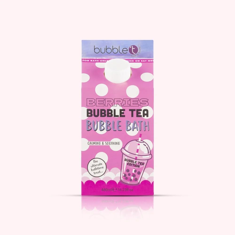 Bubble T Cosmetics Berries Bubble Bath 480ml, Suitable for All Skin Types : Amazon.co.uk: Beauty