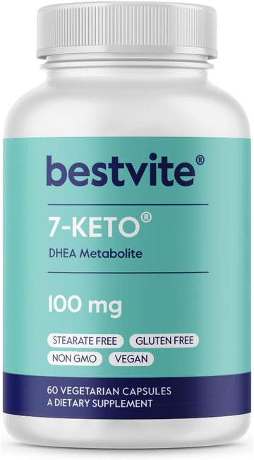 Bestvite 7-Keto 100Mg Dhea (60 Vegetarian Capsules) - No Stearates