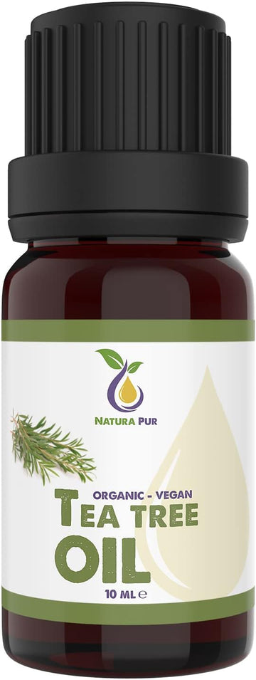 Tea Tree Oil 10Ml, Vegan – 100% Pure Tea Tree Essential Oil From Australia – Care For Blemished Skin, Inflammatory Skin Conditions, Anti-Pimples And Acne
