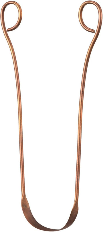 Isabella'S Clearly 100% Pure Copper Tongue Scraper | Ayurvedic Metal Tongue Cleaner, Bpa Free, For Adults And Kids | Natural Oral Care For Fresh Breath And Improved Oral Hygiene