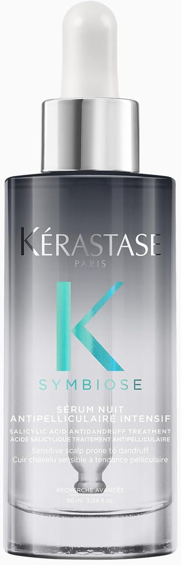 Kérastase Symbiose, Intensive Anti-Dandruff Cellular Night Hair Serum, For Sensitive, Dandruff-Prone Scalps, Sulphate-Free, Silicone-Free, Sérum Cellulaire Nuit Anti-Pelliculaire Intensif, 90 Ml