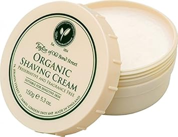 Taylor Of Old Bond Street Organic Shaving Cream W/Aloe & Jojobanew 5.3 Oz. : Beauty & Personal Care