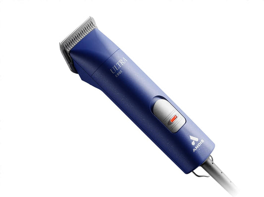 Andis 23320 Professional Ultraedge Super 2-Speed Detachable Blade Clipper – Rotary Motor With Shatter-Proof Housing, Runs Calm & Silent, 14-Inch Cord - For All Coats & Breeds - 120 Volts, Blue