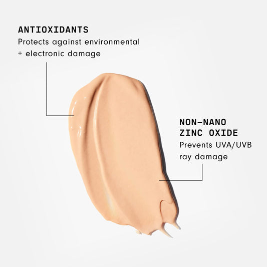 Versed Guards Up Daily Face Sunscreen - Zinc Oxide Mineral Sunscreen Sunscreen For All Skin Types - Lightweight, Skin-Like Non-Nano Sunscreen - Vegan + Pregnancy Safe (1.7 Oz)