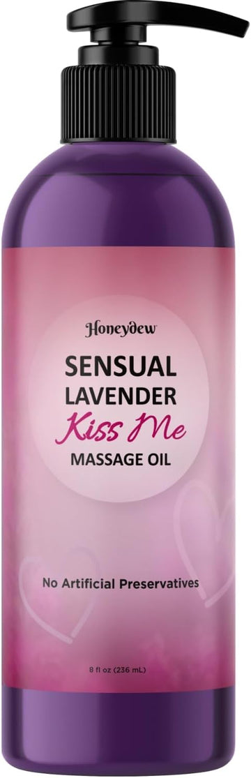 Tempting Lavender Massage Oil For Couples - Aromatherapy Sensual Massa