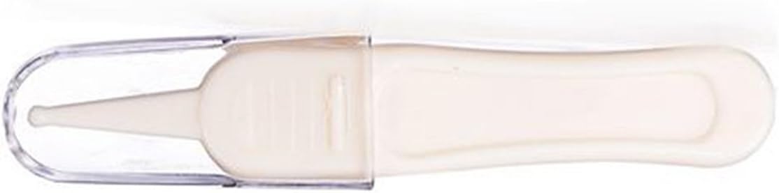 Healifty 2PCS Kids nose tweezers cleaning nipper plier children care cleaner for babies' nose belly button ears clean tool(white) : Baby