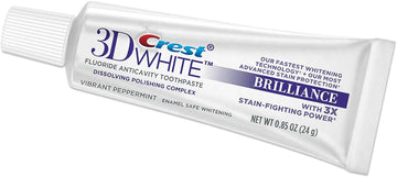 Crest 3D White Fluoride Anticavity Toothpaste Mesmerizing Mint- 0.85 Oz