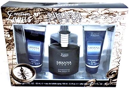 Creation Lamis Savanna Nights 3Pcs Gift Set 100 Ml Est / Shower Gel/ After Shave Balm