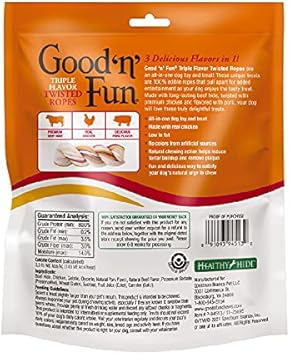 Good ’N’ Fun Triple Flavor Twisted Ropes, 6 Count