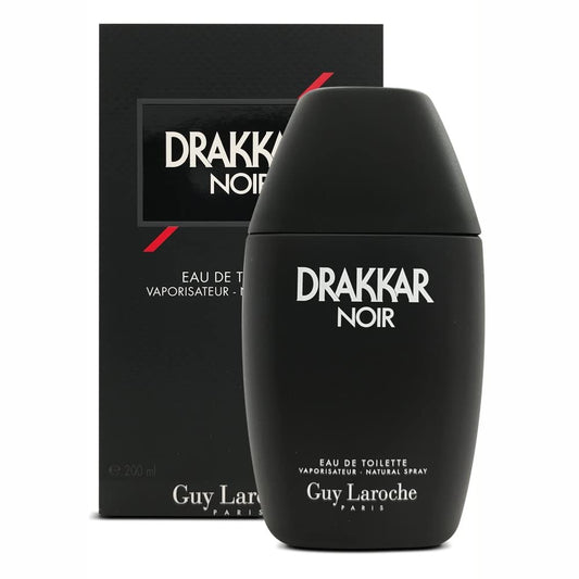 Guy Laroche Drakkar Noir Iconic Designer Fragrance - Intense & Powerful Eau De Toilette - Fougere Blend & Aromatic Spices - Long Lasting Mens Cologne - Day And Evening Scent