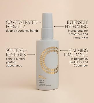 Mii Cosmetics Care + Caress Hand Serum | Concentrated Hand Serum for Very Dry Hands, Deeply Nourishing Hand Lotion with Niacinamide | Hydrating Hand Moisturiser for Youthful-Looking Hands | 100ml : Amazon.co.uk: Beauty
