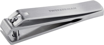 Tweezerman Nail Clippers For Thick Nails Toenail Clippers With Wide Opening And Large Handle, Stainless Steel