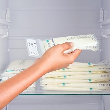 Elvie - Leak-Proof Breastmilk Storage Bags - Freeze And Warm Breast Milk - At Home Or On The Go - Hygienic Double-Seal Zipper - Breastfeeding Essentials - 100 Count : Baby