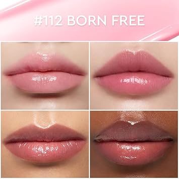 Hera Sensual Nude Balm Moisturizing Glossy Lip Serum Endorsed By Jennie Nourishing Lipstick For Smooth & Full Lips By Amorepacific 3.5G - Born Free (112)