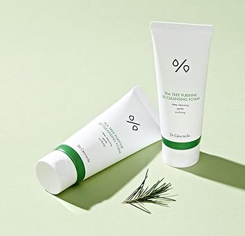 Leegeehaam Dr.Ceuracle Tea Tree Purifine Cleansing Foam (150Ml / 5.07 Fl. Oz.) - Gel To Foam Mild Soothing Daily Cleanser With Fine Bubbles, Sebum Reducing And Hydrating For Sensitive Skin