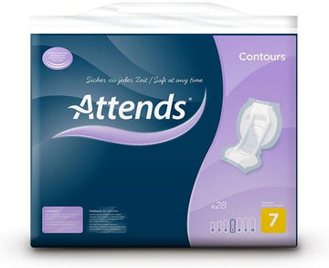 Attends Contours Regular 7 Pads Pack Of 28