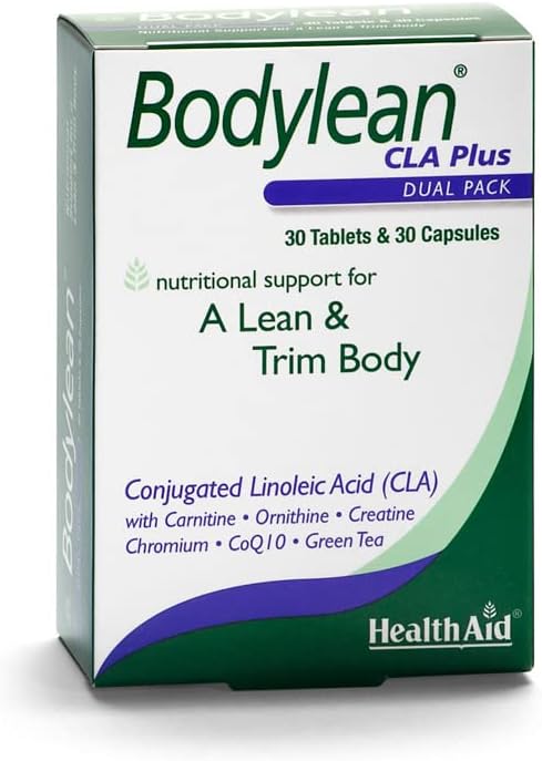 HealthAid Bodylean CLA Plus - 30 Capsules & 30 Tablets : Amazon.co.uk: Health & Personal Care