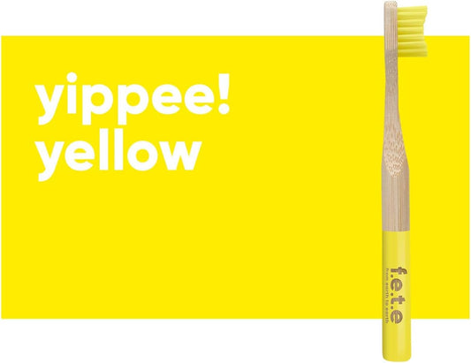 F.E.T.E | Magical Mint Children'S Bamboo Toothbrush | Biodegradable & Compostable Handle | Recyclable Soft Bristles | Sustainable | Vegan