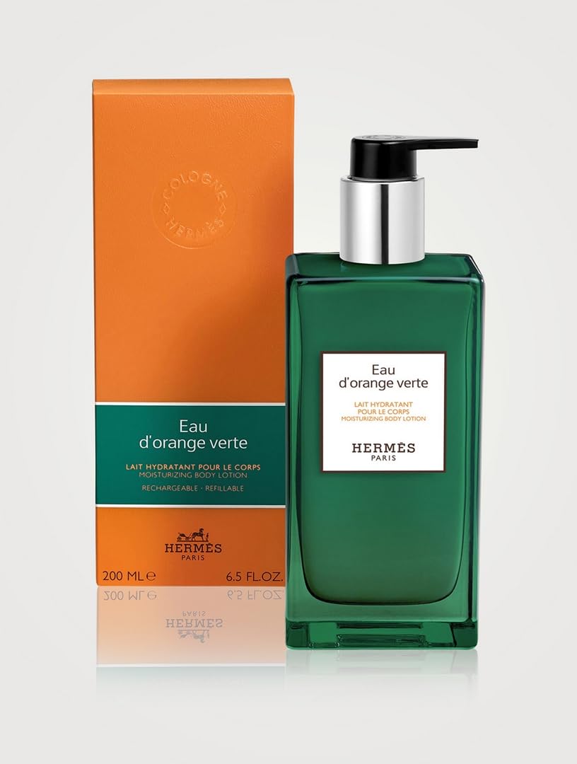 Hermes Eau D'Orange Verte Moisturizing Body Lotion For Men, 6.5 Ounce (Refillable) : Beauty & Personal Care