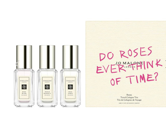 Jo Malone Roses Travel Cologne Trio