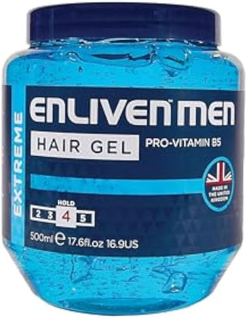 Enliven Xl Extreme Blue Hair Gel 500 Ml