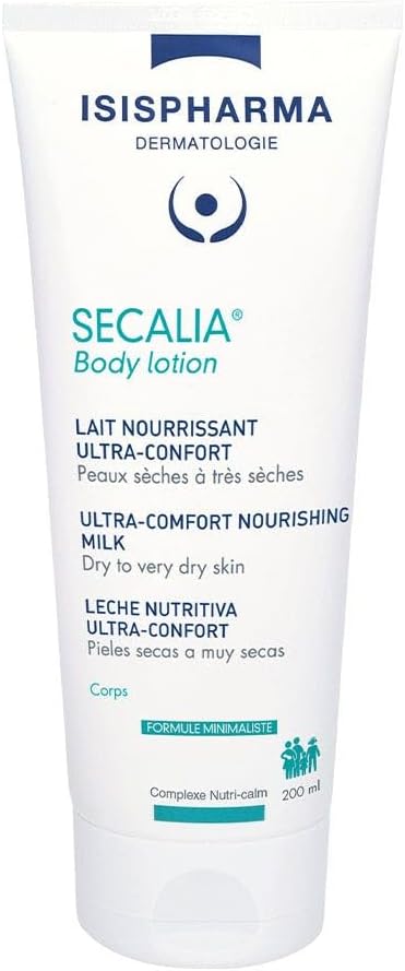 Isispharma Secalia Body Lotion 200 Ml - Body Lotion For Dry Skin To Very Dry Skin - Ultra Nourishing Body Cream - Moisturises And Soothes The Skin - Family Size Body Cream Moisturizer - Made In France