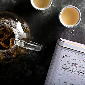 Harney & Sons Dragon Pearl Jasmine Tea, 20 Count(Pack Of 1)