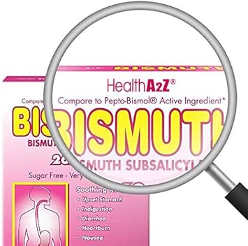 Healtha2Z® Bismuth | Bismuth Subsalicylate 262Mg | Multi-Symptom Relief | (24 Pack (288 Tablets))