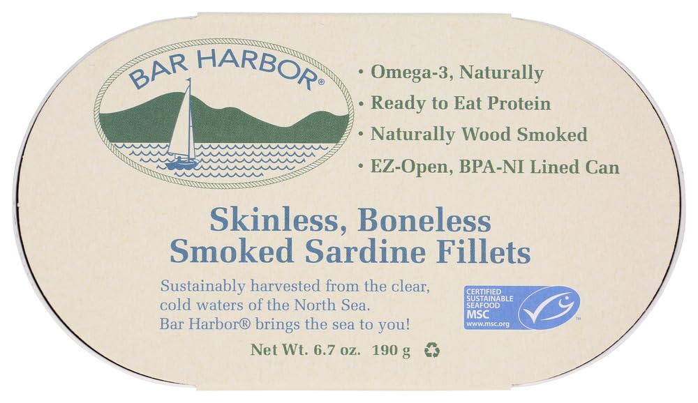 Sardine Fillets Boneless/Skinless 6 Ounces (Case Of 12) : Grocery & Gourmet Food