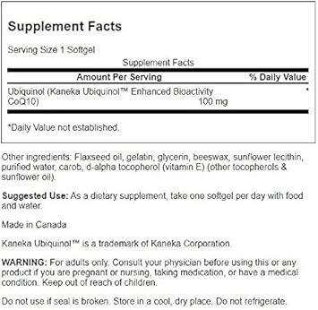 Swanson Ubiquinol 100 Mg 60 Sgels 3 Pack