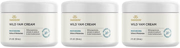 Swanson Wild Yam Cream - Formula For Women Promoting Perimenopause & Menopause Support - Women'S Health Balm W/No Parabens For Comfort & Wellness - (2 Fl. Oz. Jar) 3 Pack