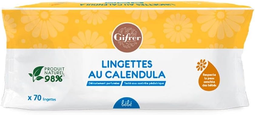 Gifrer Calendula Wipes 70 Wipes