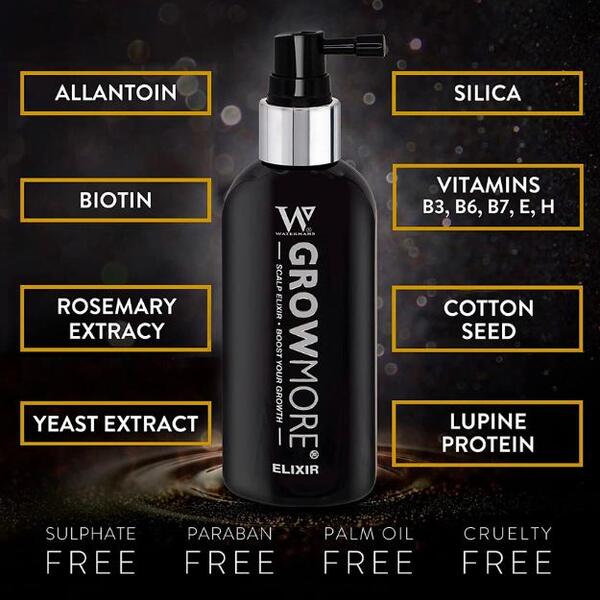 Watermans Grow More Elixir 100Ml, Hair Loss, Growth Serum