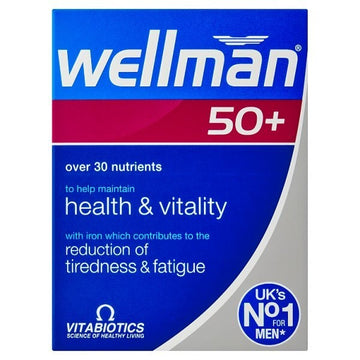 Vitabiotics Wellman 50+ - 30 Tablets