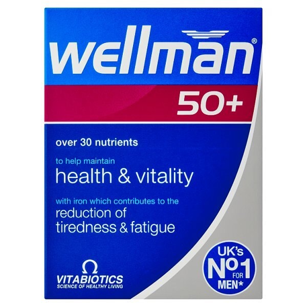 Vitabiotics Wellman 50+ - 30 Tablets