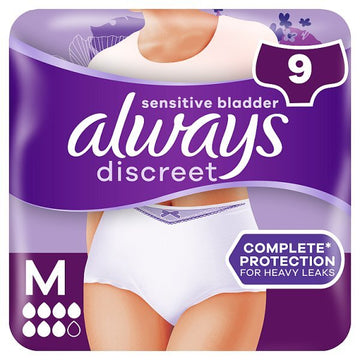 Always Discreet Underwear Inco Pant Plus Medium X9