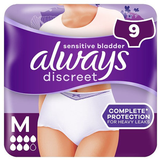 Always Discreet Underwear Inco Pant Plus Medium X9