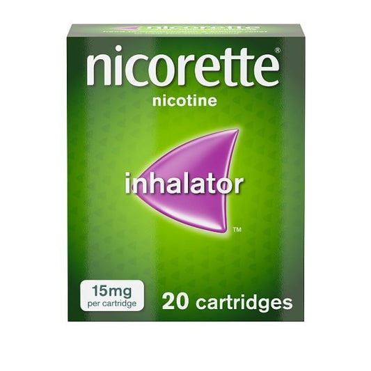 NicoretteĀ® 15Mg Inhalator Nicotine Cartridges (Stop Smoking)