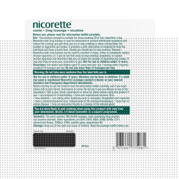 Nicorette® Cools 4Mg Icy Mint Lozenges 160S (Stop Smoking)