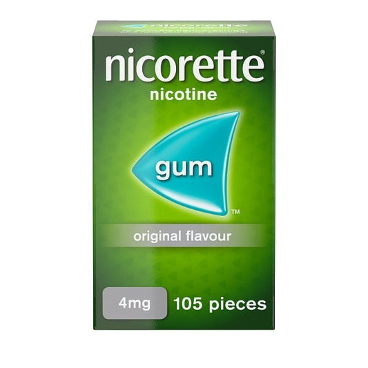 NicoretteĀ® Original 4Mg Nicotine Gum 105S (Stop Smoking)