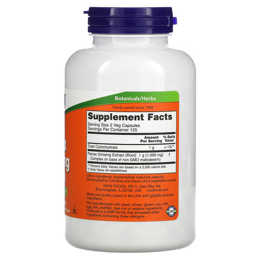 NOW Foods, Panax Ginseng Extract