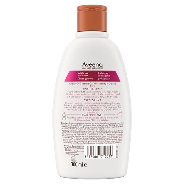 Aveeno Colour Protect Blackberry & Quinoa Shampoo 300Ml