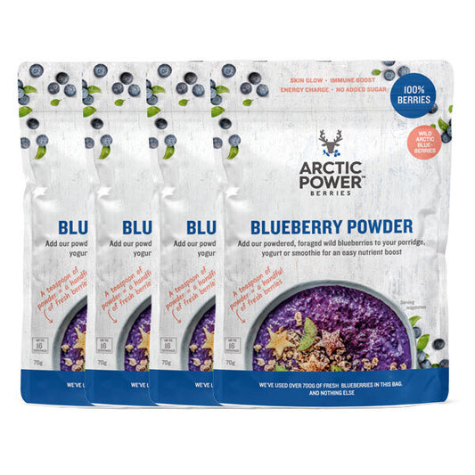 Arctic Power Berries 4 X Blueberry 70G Bundle
