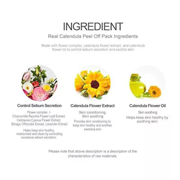 April Skin Real Calendula Peel Off Pack - 100G