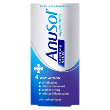 Anusol Piles And Haemorrhoid Soothing Relief 12 Tablets