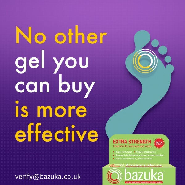 Bazuka Extra Strength Treatment Gel For Verruca & Wart 6G