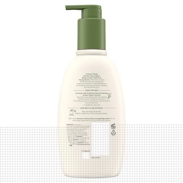 Aveeno Daily Moisturising Yogurt Body Cream Apricot 300Ml