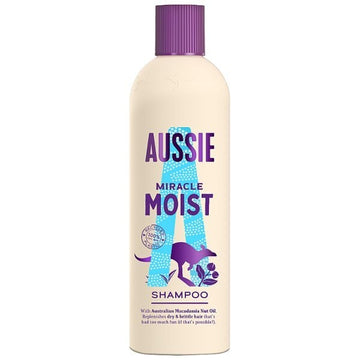 Aussie Shampoo Miracle Moist For Dry And Frizzy Hair 300Ml