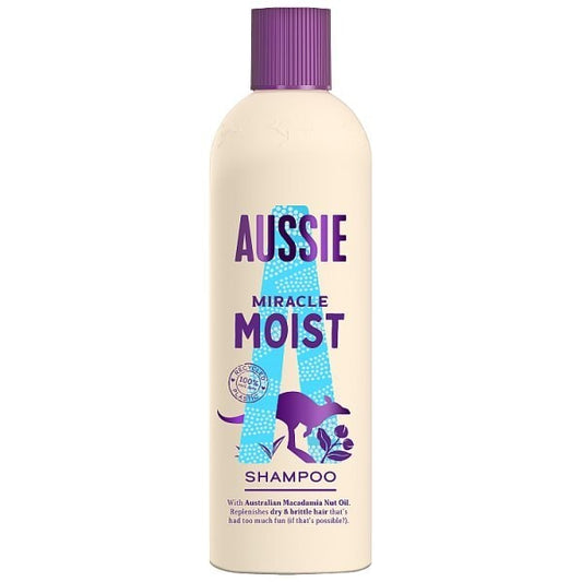 Aussie Shampoo Miracle Moist For Dry And Frizzy Hair 300Ml