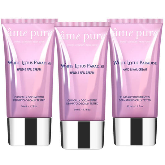 Âme Pure 3Psc White Lotus Paradise™ Hand Cream - 3 X 50Ml